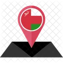 Oman Bandera Icono