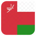 Oman Bandera Icono