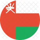 Oman Bandera Pais Icono