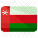 Oman Bandera Pais Icono