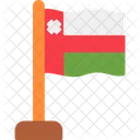 Oman Pais Bandera Icono