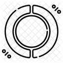 Proporcao Diagrama Porcentagem Ícone