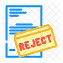 Proposal Rejected Reject Icon
