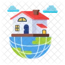 Propriedade No Exterior Propriedade Global Propriedade Internacional Ícone