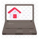 Propriedade Online Casa Online Casa Online Ícone