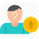 Proprietário desconhecido do ethereum  Ícone