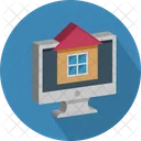 Propriete En Ligne Moniteur Maison Icon