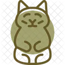 Prosperity Cat Maneki Neko Lucky Cat Icon