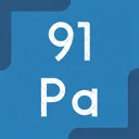 Protactinio Tabla Periodica Quimica Icono