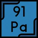 Protactinio Tabela Periodica Quimica Ícone