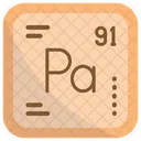 Protactinium Chemistry Periodic Table Icon