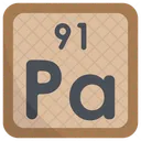 Protactinium Periodic Table Chemists Icon