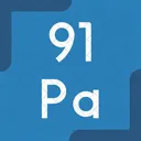Protactinium Periodic Table Chemistry Icon