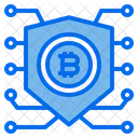 Escudo Proteger Bitcoin Ícone