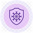 Virus Protection Color Circle Icone Ícone