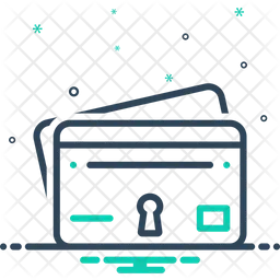 Proteção de cartão de crédito  Ícone