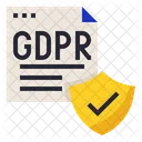 Proteção de dados gdpr  Ícone