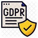 Proteção de dados gdpr  Ícone