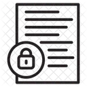 Proteção de Documentos  Ícone