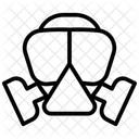 Icone De Contorno Preto De Protecao Auricular Icon