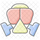 Icone De Cor Linear Incrivel De Protecao De Ouvido Icon