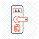 Protecao De Porta De Impressao Digital Porta Impressao Digital Ícone