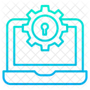 Protecao De Laptop Protecao De Dispositivo Seguranca De Dispositivo Ícone