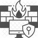 Proteção por firewall  Ícone