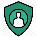 Proteccion Proteccion De Datos Del Usuario Perfil Seguro Icono