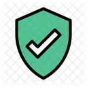 Proteccion Escudo Comprobar Icono