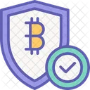 Protección bitcoin  Icono