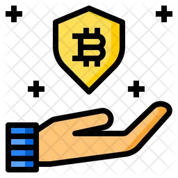 Protección bitcoin  Icono