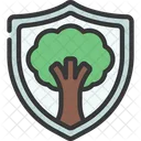 Proteccion Forestal Cubierta Forestal Segura Icon