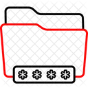 Proteccion De Carpetas Datos Seguridad Icono
