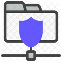 Proteccion De Carpetas Carpeta Segura Seguridad De Carpetas Icono