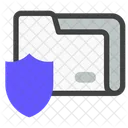 Proteccion De Carpetas Carpeta Segura Seguridad De Carpetas Icono