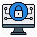 Icono Ciberseguridad Proteccion Digital Icono