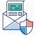 Correo Seguro Comunicaciones Seguras Concepto De Seguridad Icono