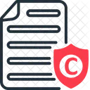 Proteccion De Derechos De Autor Derechos De Autor Proteccion Icon