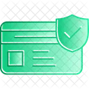 Proteccion De Tarjetas Antirrobo Seguridad Icono