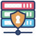 Proteccion Del Servidor De Datos Gestion De Bases De Datos Seguridad SQL Icono