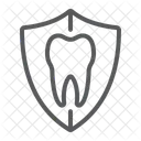 Proteccion Escudo Diente Icono