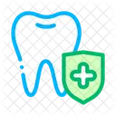 Protección dental  Icono