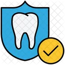 Protección dental  Icono