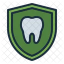 Protección dental  Icono