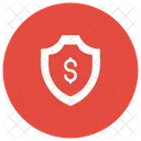 Proteccion Del Dinero Dinero Escudo Icono