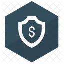 Proteccion Del Dinero Dinero Escudo Icono