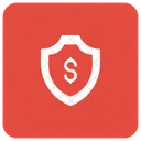 Proteccion Del Dinero Dinero Escudo Icono