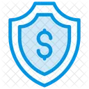 Proteccion Del Dinero Dinero Escudo Icono