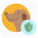 Perro Mascota Escudo Icono